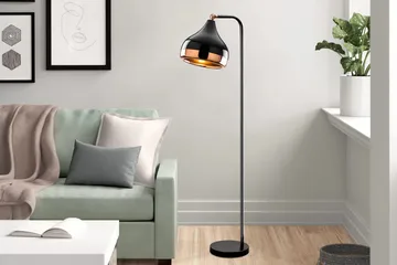 Opviq Yildo Golvlampa - Svart/Koppar - Belysning - Inomhusbelysning & lampor - Golvlampor & golvbelysning