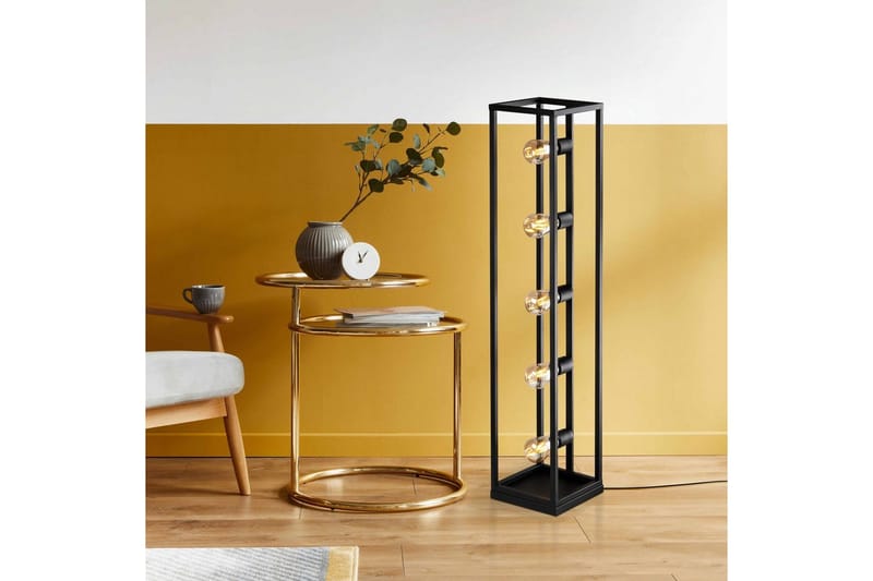Golvlampa Orika Svart - Svart - Belysning - Inomhusbelysning & lampor - Golvlampor & golvbelysning