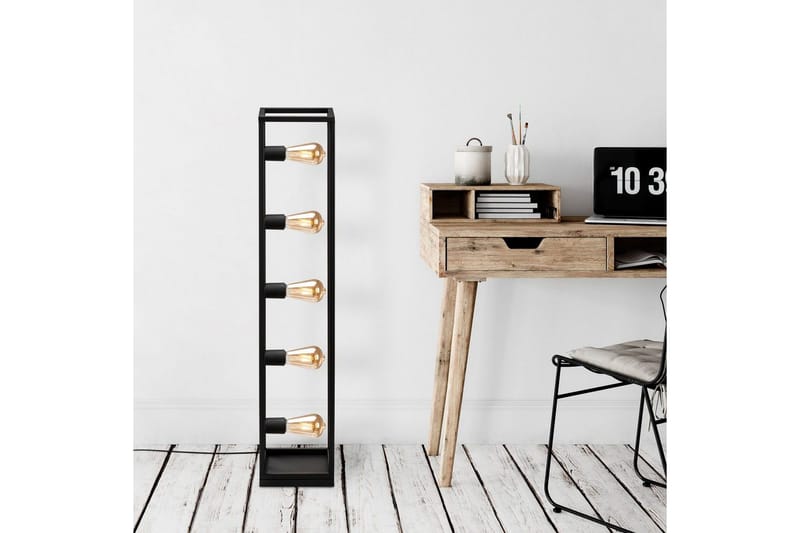 Golvlampa Orika Svart - Svart - Belysning - Inomhusbelysning & lampor - Golvlampor & golvbelysning