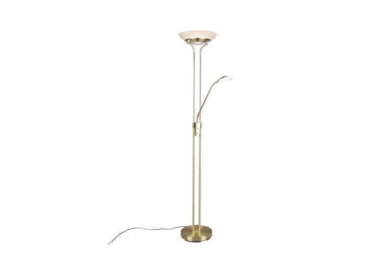 Golvlampa Orson, Mattmässing