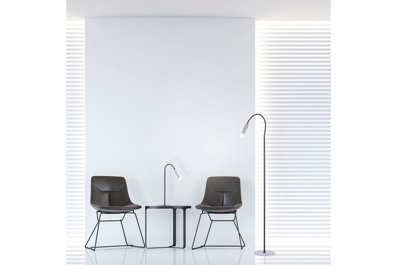 PURE-GEMIN golvlampa, aluminium - Grå - Belysning - Inomhusbelysning & lampor - Golvlampor & golvbelysning