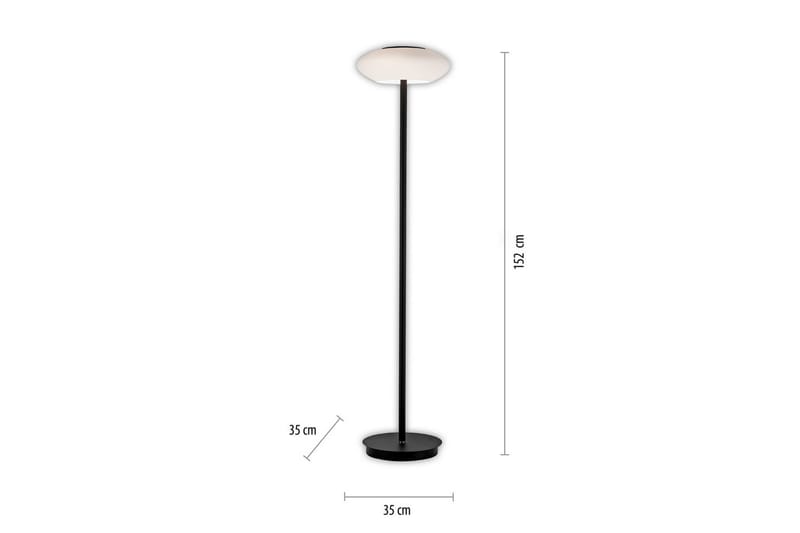 Golvlampa Q-Etienne - 35x152x35 cm - Belysning - Inomhusbelysning & lampor - Golvlampor & golvbelysning