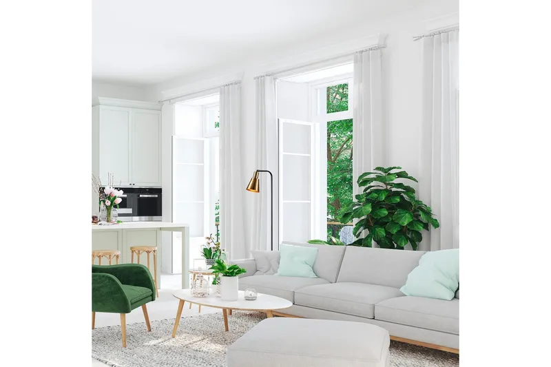 Golvlampa Quintra Svart / Vintage - 30 x 22 cm - Belysning - Inomhusbelysning & lampor - Golvlampor & golvbelysning