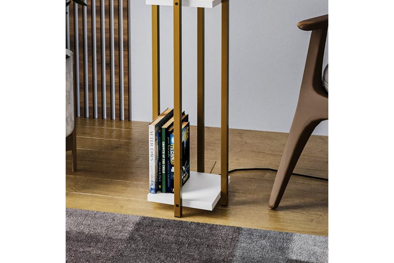 Golvlampa Ratmo Sudampa (Hyllhöjd: 60 cm) Rany / Vit 2 - Rany / Vit 2 - Belysning - Inomhusbelysning & lampor - Golvlampor & golvbelysning