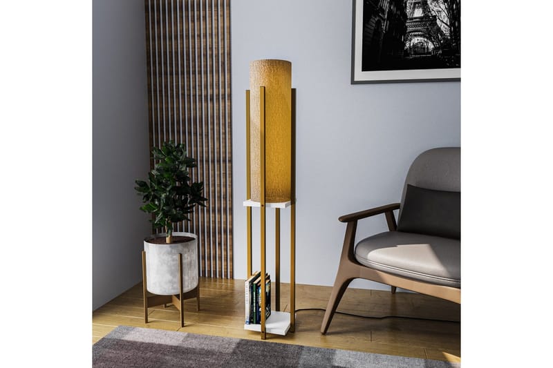 Golvlampa Ratmo Sudampa (Hyllhöjd: 60 cm) Rany / Vit 2 - Rany / Vit 2 - Belysning - Inomhusbelysning & lampor - Golvlampor & golvbelysning