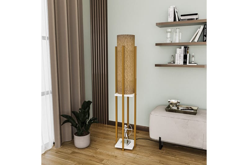Golvlampa Ratmo Sudampa (Hyllhöjd: 60 cm) Rany / Vit 2 - Rany / Vit 2 - Belysning - Inomhusbelysning & lampor - Golvlampor & golvbelysning