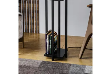 Golvlampa Ratmo Sudampa (Hyllhöjd: 60 cm) Svart Beige - Svart Beige - Belysning - Inomhusbelysning & lampor - Golvlampor & golvbelysning