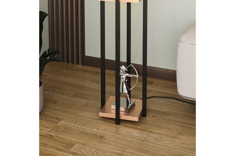 Golvlampa Ratmo Sudampa (Hyllhöjd: 60 cm) Svart / Koppar 2 - Svart / Koppar 2 - Belysning - Inomhusbelysning & lampor - Golvlampor & golvbelysning