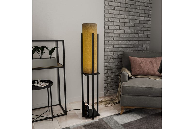 Golvlampa Ratmo Sudampa (Hyllhöjd: 60 cm) Svart - Svart - Belysning - Inomhusbelysning & lampor - Golvlampor & golvbelysning