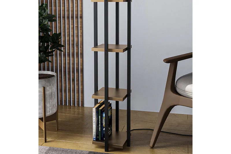 Golvlampa Ratmo Sudampa Lumi (Hyllhöjd: 29 cm) Svart / Rany - Svart / Rany - Belysning - Inomhusbelysning & lampor - Golvlampor & golvbelysning