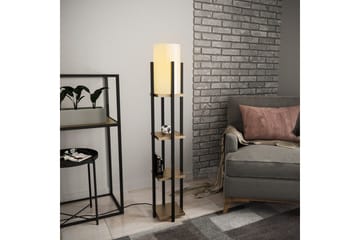 Golvlampa Ratmo Sudampa Lumi (Hyllhöjd: 29 cm) Svart / Rany - Svart / Rany - Belysning - Inomhusbelysning & lampor - Golvlampor & golvbelysning