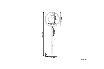 Severn Golvlampa 165 cm - Guld - Belysning - Inomhusbelysning & lampor - Golvlampor & golvbelysning