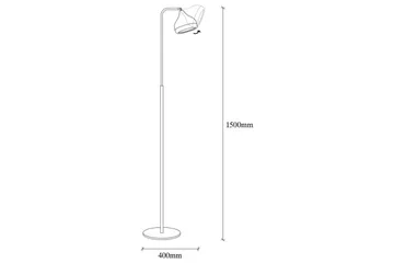 Golvlampa Soodx Svart / Koppar - Koppar/Svart - Belysning - Inomhusbelysning & lampor - Golvlampor & golvbelysning