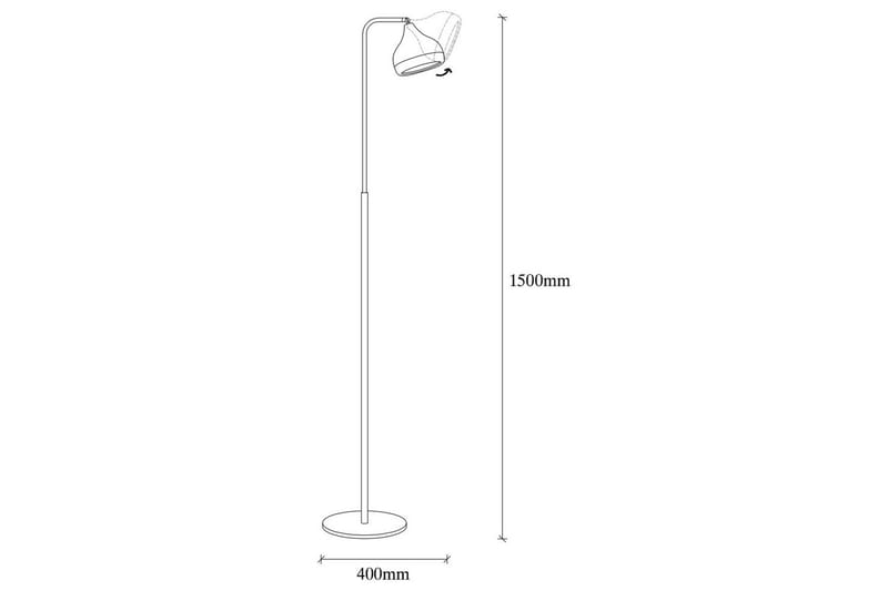 Golvlampa Soodx Svart / Koppar - Koppar/Svart - Belysning - Inomhusbelysning & lampor - Golvlampor & golvbelysning