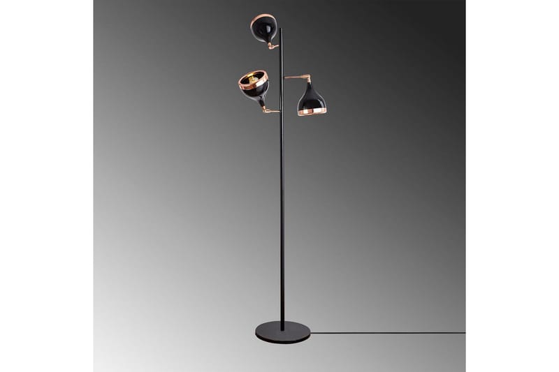 Golvlampa Soodx Svart / Koppar - Koppar/Svart - Belysning - Inomhusbelysning & lampor - Golvlampor & golvbelysning