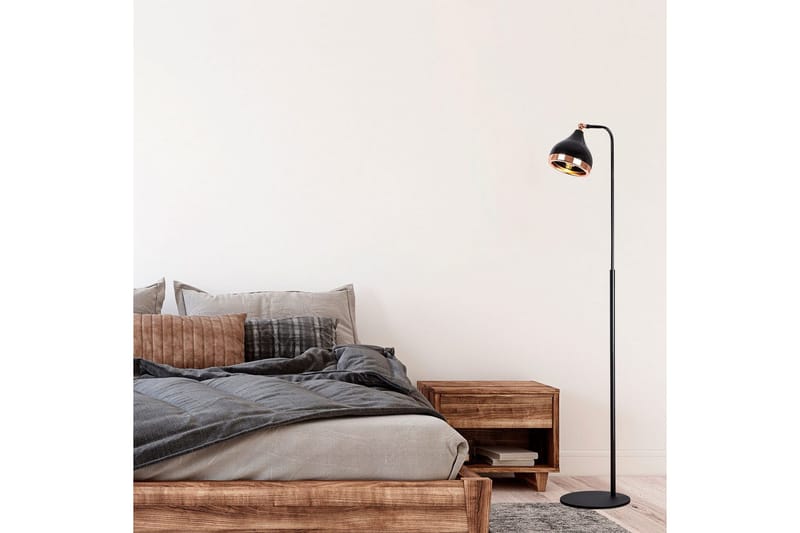 Golvlampa Soodx Svart / Koppar - Koppar/Svart - Belysning - Inomhusbelysning & lampor - Golvlampor & golvbelysning