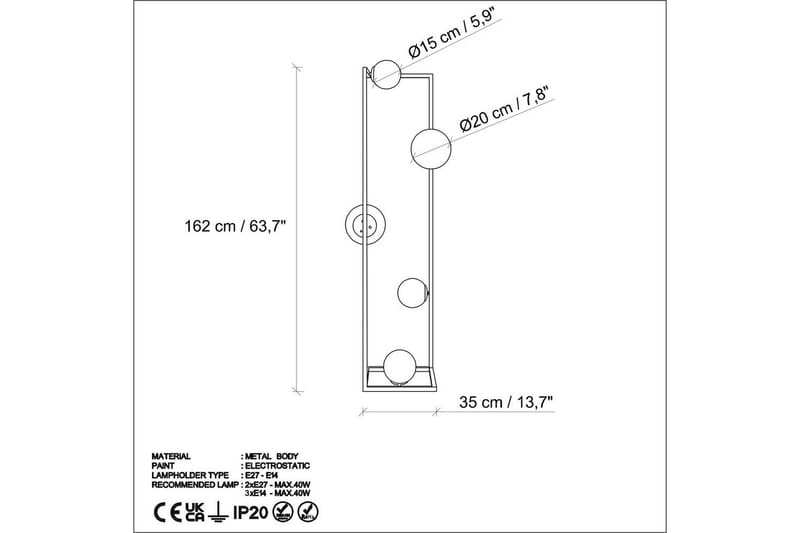 Golvlampa Sosri Rany - Rany - Belysning - Inomhusbelysning & lampor - Golvlampor & golvbelysning