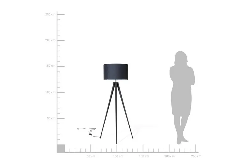 Stiletto Golvlampa 156 cm - Svart - Belysning - Inomhusbelysning & lampor - Golvlampor & golvbelysning