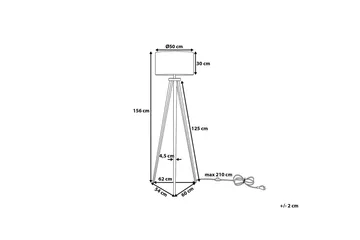 Stiletto Golvlampa 156 cm - Svart - Belysning - Inomhusbelysning & lampor - Golvlampor & golvbelysning