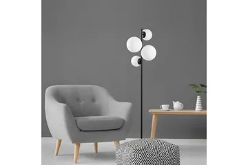 Golvlampa Subin Svart / Vit - Svart / Vit - Belysning - Inomhusbelysning & lampor - Golvlampor & golvbelysning