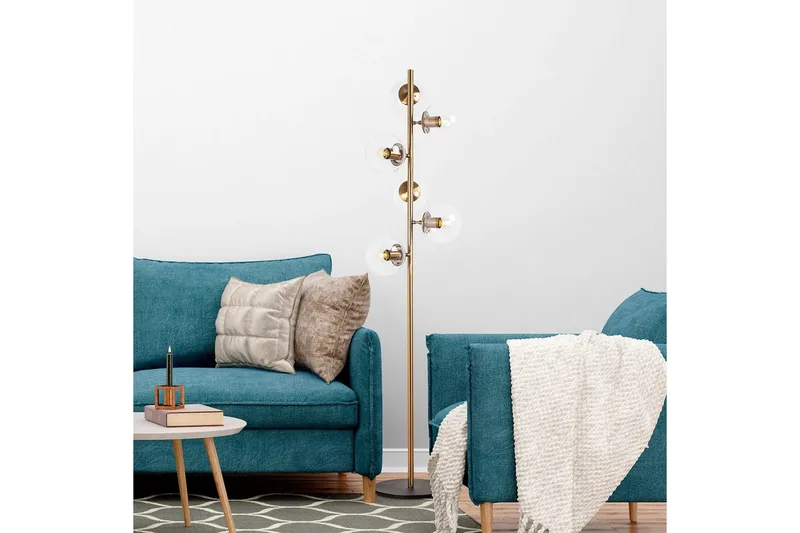 Golvlampa Subin Vintage Transparent - Vintage Transparent - Belysning - Inomhusbelysning & lampor - Golvlampor & golvbelysning