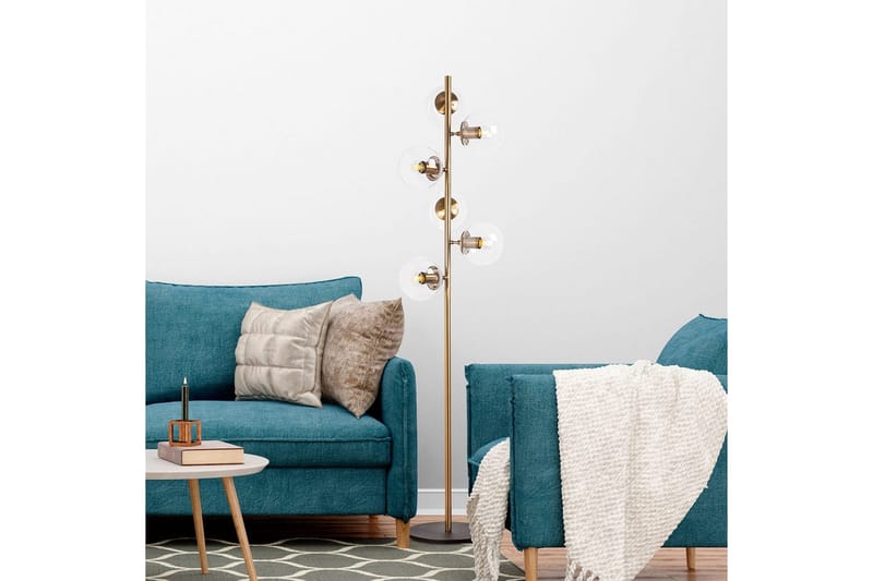 Golvlampa Subin Vintage Transparent - Vintage Transparent - Belysning - Inomhusbelysning & lampor - Golvlampor & golvbelysning