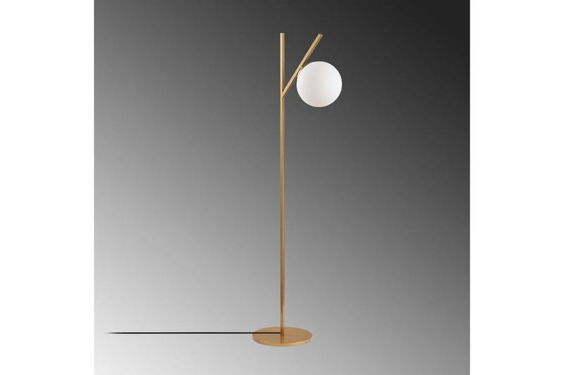 Golvlampa Thevon Gold - Guld - Belysning - Inomhusbelysning & lampor - Golvlampor & golvbelysning