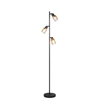 Golvlampa TRIO Cadiz - Mattsvart/Bärnsten - Belysning - Inomhusbelysning & lampor - Golvlampor & golvbelysning