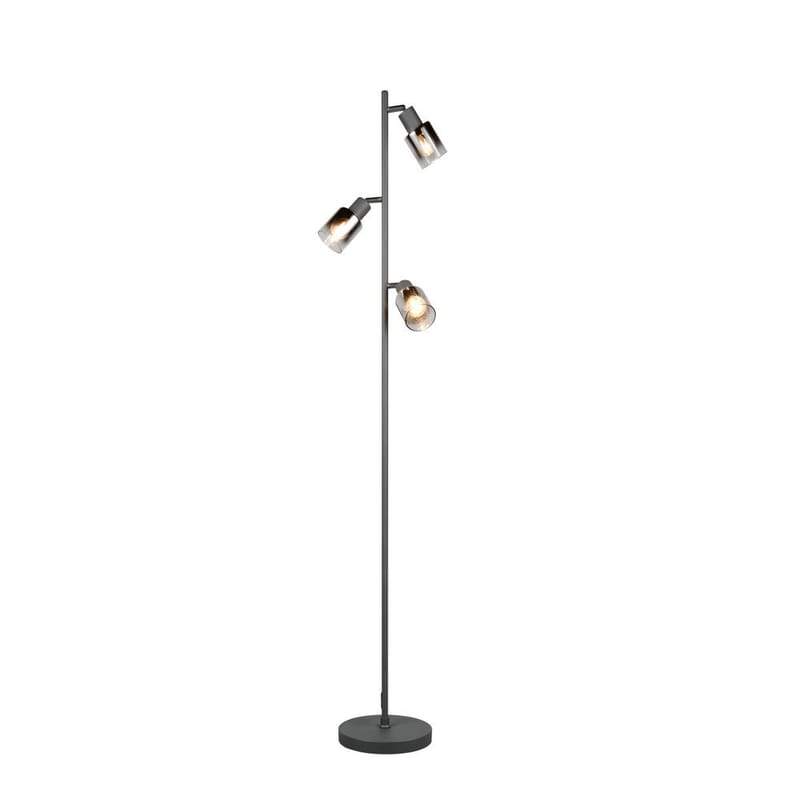 Golvlampa TRIO Cadiz Trio Lighting Black, Chrome - Belysning - Inomhusbelysning & lampor - Golvlampor & golvbelysning