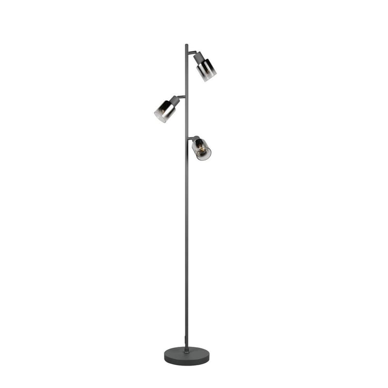 Golvlampa TRIO Cadiz Trio Lighting Black, Chrome - Belysning - Inomhusbelysning & lampor - Golvlampor & golvbelysning
