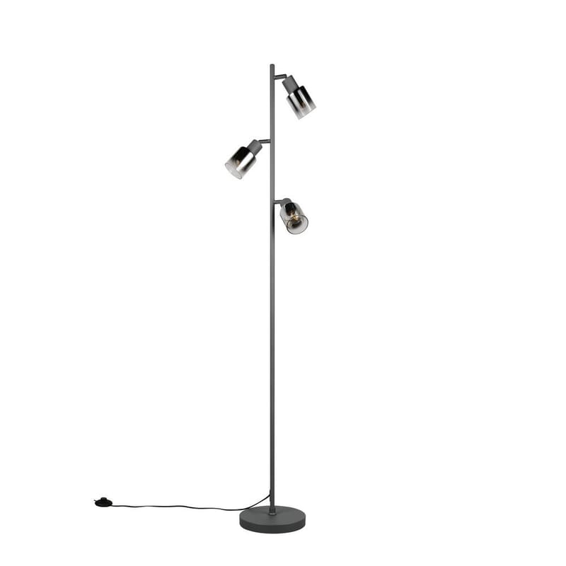 Golvlampa TRIO Cadiz Trio Lighting Black, Chrome - Belysning - Inomhusbelysning & lampor - Golvlampor & golvbelysning