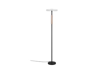 Golvlampa TRIO Celeste Mattsvart/vit/kaffebrun - Mattsvart/vit/kaffebrun - Belysning - Inomhusbelysning & lampor - Golvlampor & golvbelysning