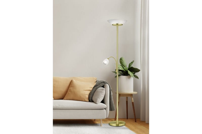 Golvlampa TRIO Gerry Mattmässing - Mattmässing - Belysning - Inomhusbelysning & lampor - Golvlampor & golvbelysning