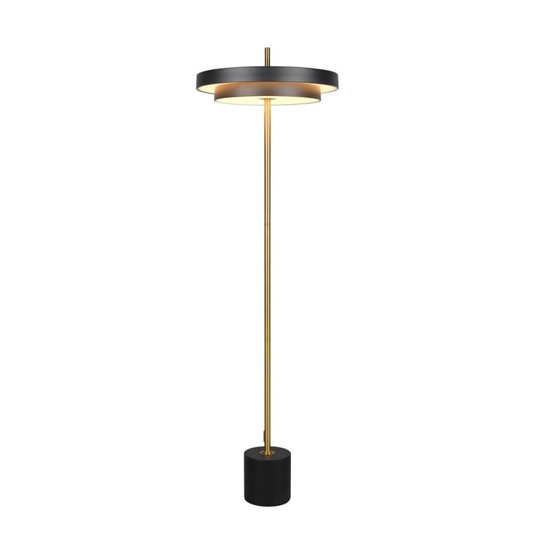 Golvlampa TRIO Keaton - Mattsvart/Mässing - Belysning - Inomhusbelysning & lampor - Golvlampor & golvbelysning