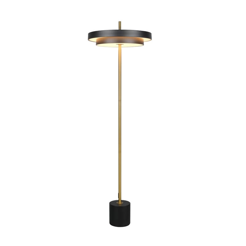 Golvlampa TRIO Keaton - Mattsvart/Mässing - Belysning - Inomhusbelysning & lampor - Golvlampor & golvbelysning