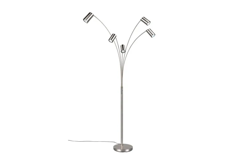 Golvlampa TRIO Marley Borstad stål - Borstad stål - Belysning - Inomhusbelysning & lampor - Golvlampor & golvbelysning