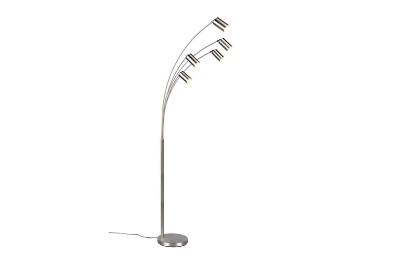 Golvlampa TRIO Marley Borstad stål - Borstad stål - Belysning - Inomhusbelysning & lampor - Golvlampor & golvbelysning