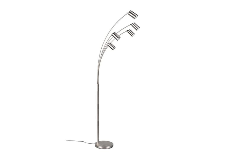Golvlampa TRIO Marley Borstad stål - Borstad stål - Belysning - Inomhusbelysning & lampor - Golvlampor & golvbelysning