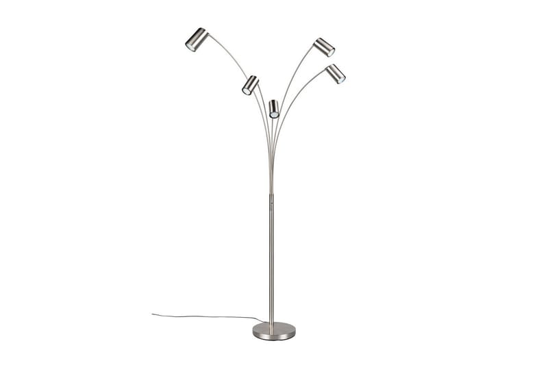 Golvlampa TRIO Marley Borstad stål - Borstad stål - Belysning - Inomhusbelysning & lampor - Golvlampor & golvbelysning