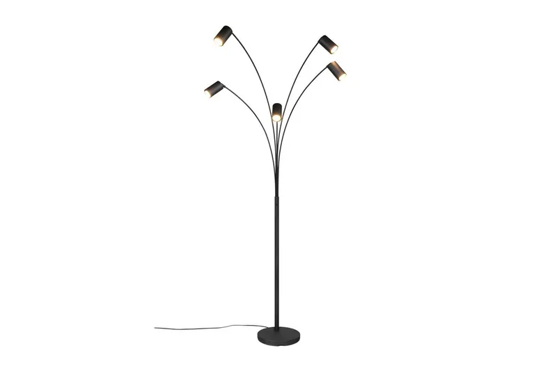 Golvlampa TRIO Marley Mattsvart - Mattsvart - Belysning - Inomhusbelysning & lampor - Golvlampor & golvbelysning