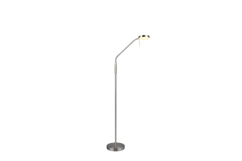 Golvlampa TRIO Moreno Borstad stål, Borstad stål
