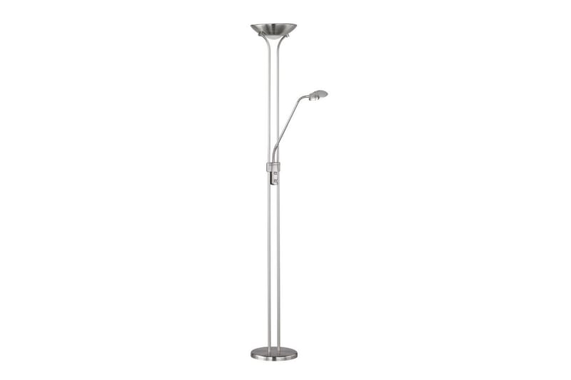 Golvlampa TRIO Spock Borstad stål - Borstad stål - Belysning - Inomhusbelysning & lampor - Golvlampor & golvbelysning