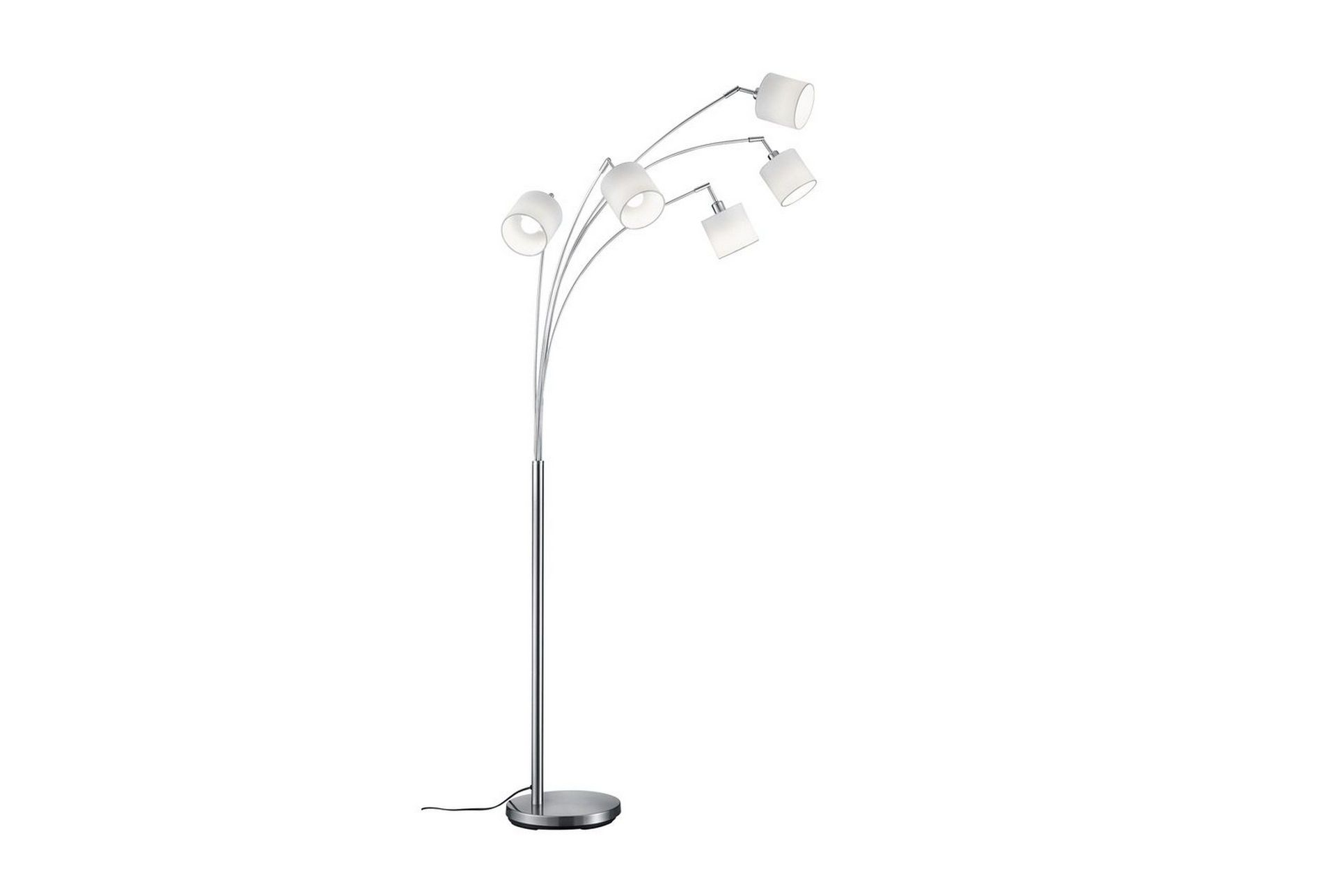 Golvlampa TRIO Tommy Böjd Borstad stål - Borstad stål