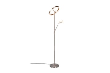 Golvlampa TRIO Willis Borstad stål - Borstad stål - Belysning - Inomhusbelysning & lampor - Golvlampor & golvbelysning
