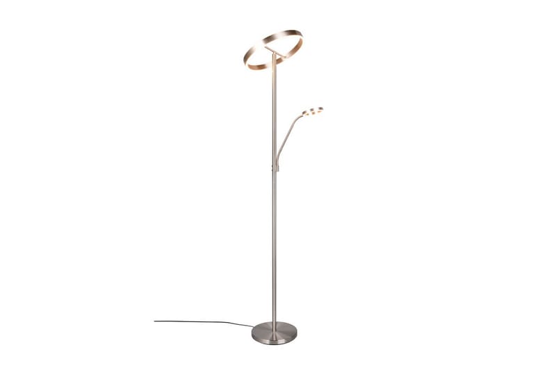 Golvlampa TRIO Willis Borstad stål - Borstad stål - Belysning - Inomhusbelysning & lampor - Golvlampor & golvbelysning