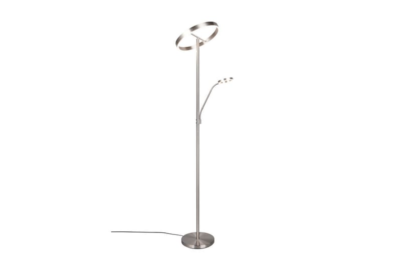 Golvlampa TRIO Willis Borstad stål - Borstad stål - Belysning - Inomhusbelysning & lampor - Golvlampor & golvbelysning