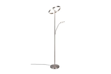 Golvlampa TRIO Willis Borstad stål - Borstad stål - Belysning - Inomhusbelysning & lampor - Golvlampor & golvbelysning