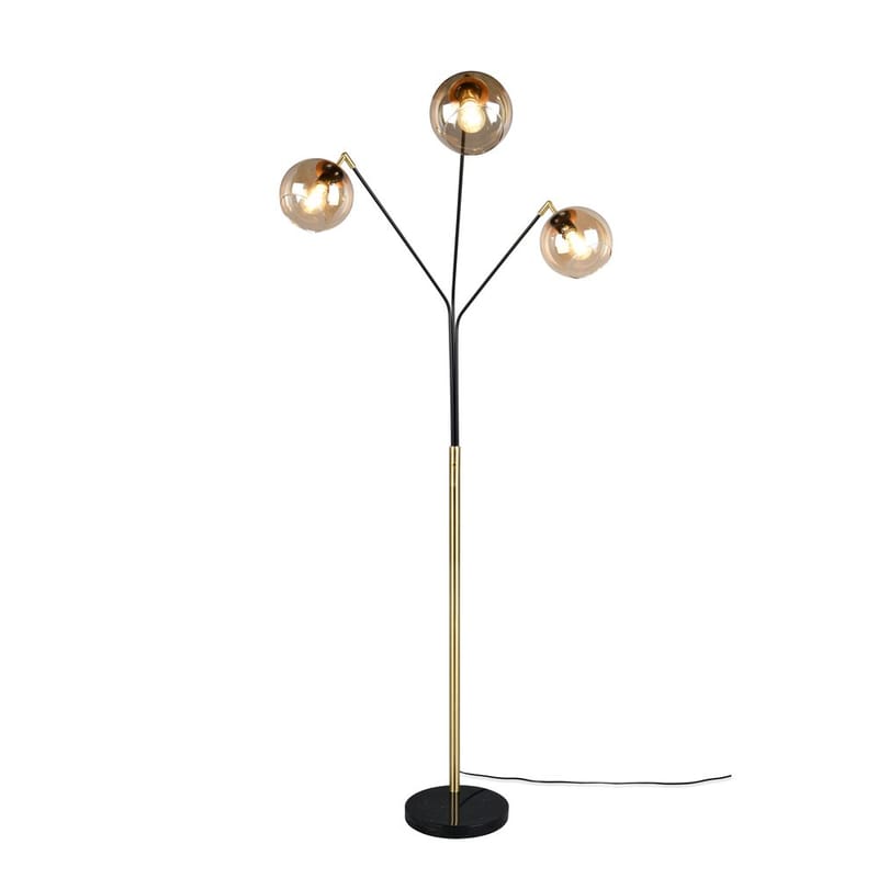 Golvlampa Paxton - Mattsvart/guld - Belysning - Inomhusbelysning & lampor - Golvlampor & golvbelysning