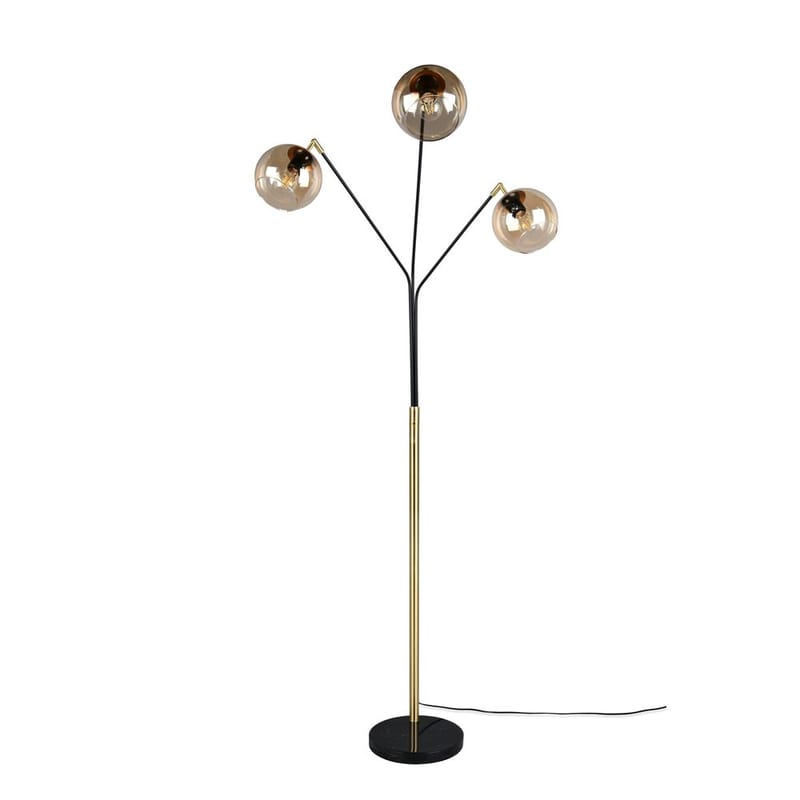 Golvlampa Paxton - Mattsvart/guld - Belysning - Inomhusbelysning & lampor - Golvlampor & golvbelysning