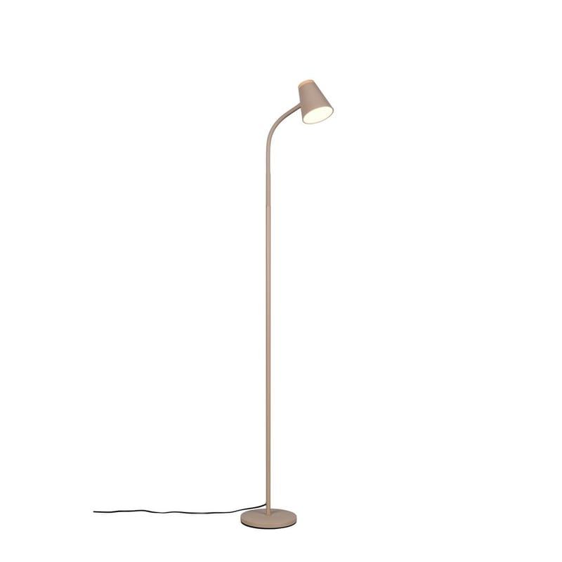 Golvlampa Pongo, Varm beige
